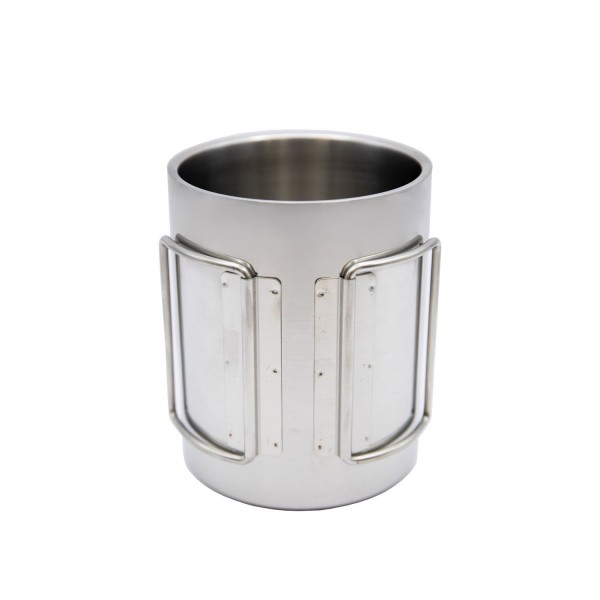 Термокухоль TRAMP UTRC-142 500 мл Метал зі складними ручками та поїлкою