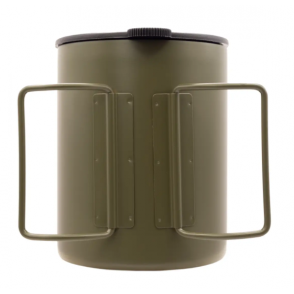 Термокружка TRAMP зі складаними ручками та поїлкою 500мл UTRC-142 olive