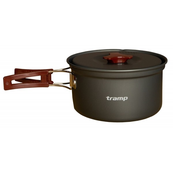 Набір посуду з анодованого алюмінію на 1-2 персони Tramp UTRC-144