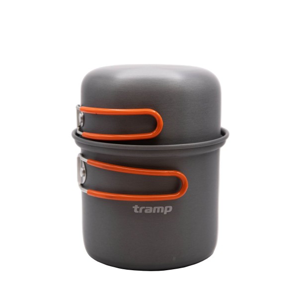 Кастрюля-кружка Tramp анодована з кришкою-сковорідкою 0,75+0,5л UTRC-145