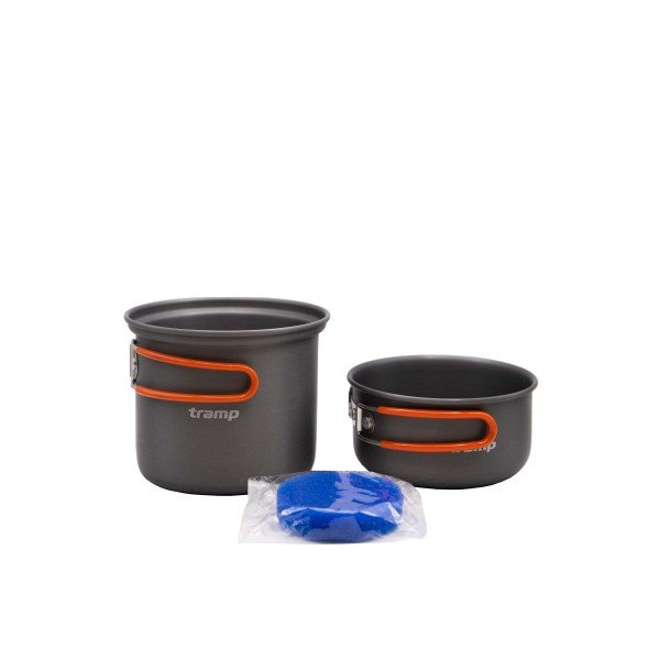 Кастрюля-кружка Tramp анодована з кришкою-сковорідкою 0,75+0,5л UTRC-145