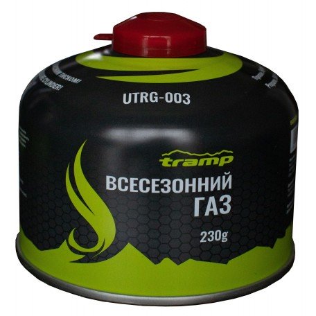 Балон газовий Tramp (різьбовий) 230 грам UTRG-003 Балон газовий Tramp (різьбовий) 230 грам UTRG-003
