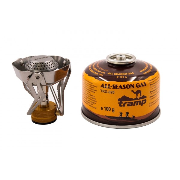 Пальник газовий складний з вітрозахистом Tramp TRG-041