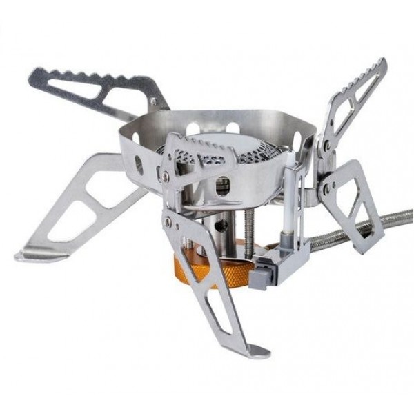 Пальник газовий зі шлангом, пєзопідпалом та вітрозахистом Tramp UTRG-046