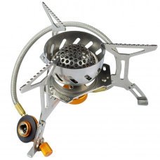 Пальник газовий зі шлангом та подвійним вбудованим вітрозахистом Tramp UTRG-047