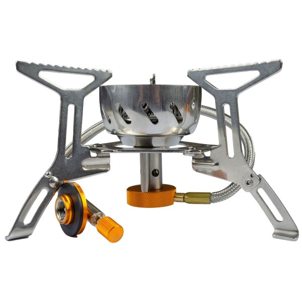 Пальник газовий зі шлангом та подвійним вбудованим вітрозахистом Tramp UTRG-047