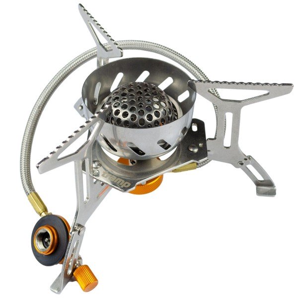 Пальник газовий зі шлангом та подвійним вбудованим вітрозахистом Tramp UTRG-047