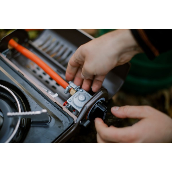 Плита газова портативна з перехідником на великий балон Tramp UTRG-058