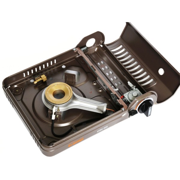 Плита газова портативна з перехідником на великий балон Tramp UTRG-058