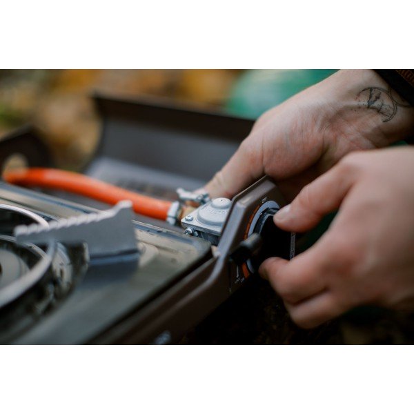 Плита газова портативна з перехідником на великий балон Tramp UTRG-058