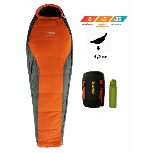 Спальний мішок Tramp Fjord Regular кокон лівий UTRS-049R-L