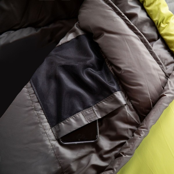 Спальний мішок Tramp Fjord Long кокон зелений, правий UTRS-094L