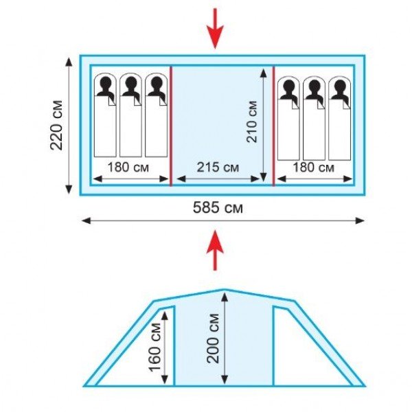 Намет Tramp Brest 6 (V2) UTRT-083