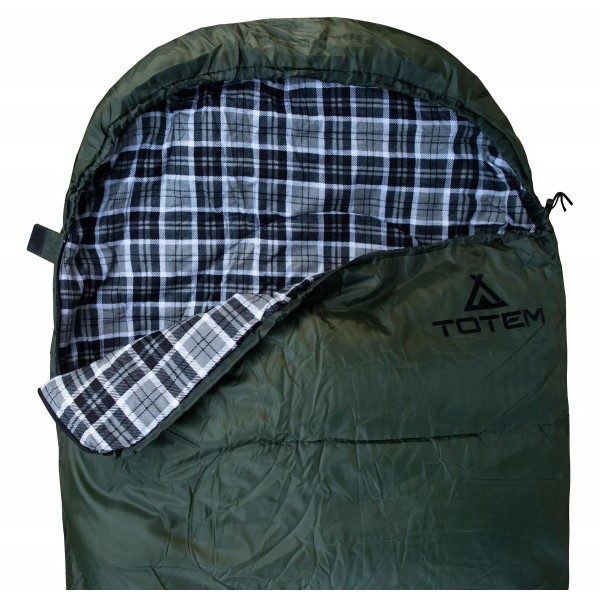 Спальний мішок Totem Ember Plus ковдра з капюшоном олива UTTS-014-L ліва