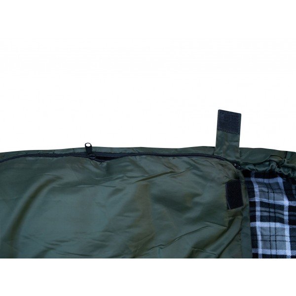 Спальний мішок Totem Ember Plus XXL ковдра з капюшоном олива 190/90 UTTS-015-L ліва