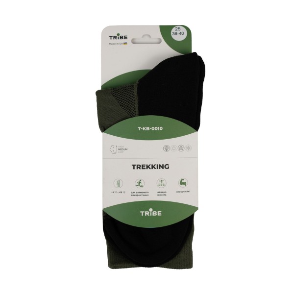 Шкарпетки Tribe Trekking T-KB-0010 Black 41/43