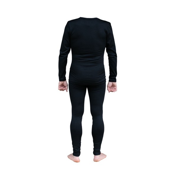 Термобілизна чоловіча Tramp Warm Soft комплект (футболка+кальсони) UTRUM-019-black-L/XL чорний