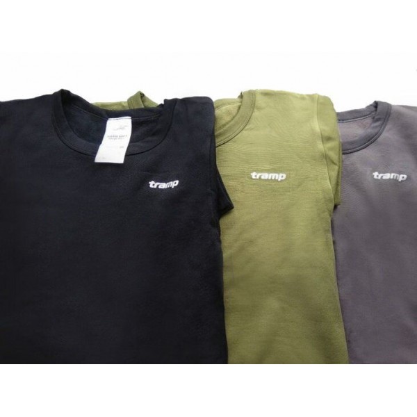 Термобілизна чоловіча Tramp Warm Soft комплект (футболка+кальсони) UTRUM-019-black-L/XL чорний