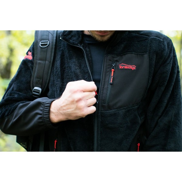 Термобілизна чоловіча Tramp Warm Soft комплект (футболка+кальсони) UTRUM-019-black-L/XL чорний