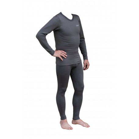 Термобілизна чоловіча Tramp Warm Soft сірий комплект (футболка+кальсони) UTRUM-019-grey-L/XL