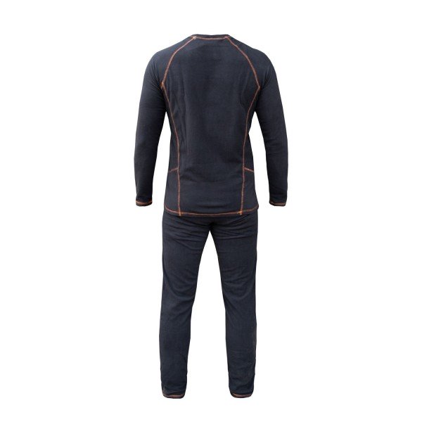 Термобілизна флісова Tramp Microfleece, комплект, чорний, L