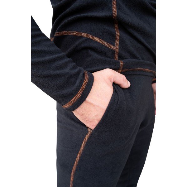 Термобілизна флісова Tramp Microfleece, комплект, чорний, L