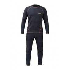 Термобілизна флісова Tramp Microfleece, комплект, чорний, M