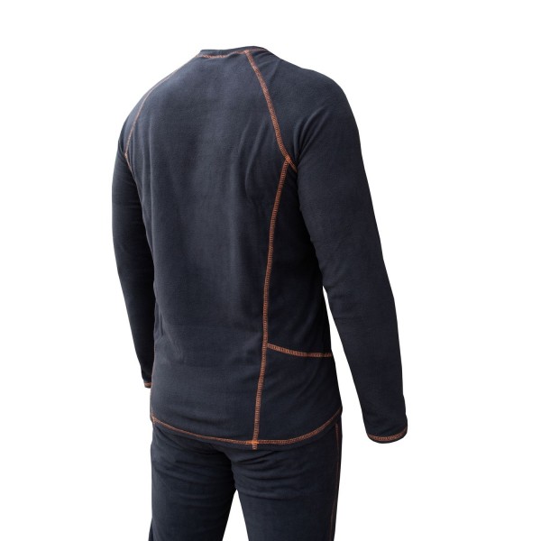 Термобілизна флісова Tramp Microfleece, комплект, чорний, M
