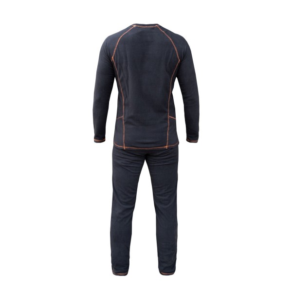 Термобілизна флісова Tramp Microfleece, комплект, чорний, S