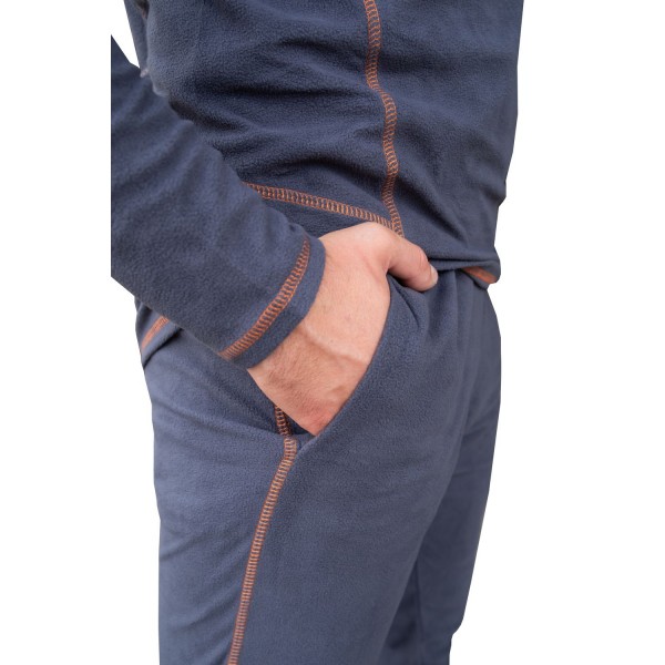 Термобілизна флісова Tramp Microfleece, комплект, сірий, 3XL