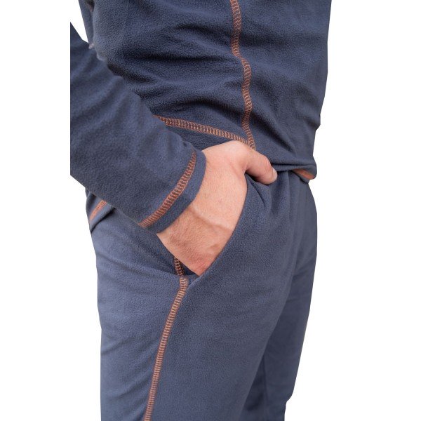 Термобілизна флісова Tramp Microfleece, комплект, сірий, L