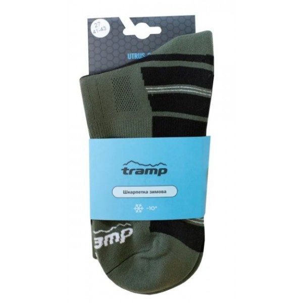 Зимові шкарпетки Tramp UTRUS-003-olive-41/43