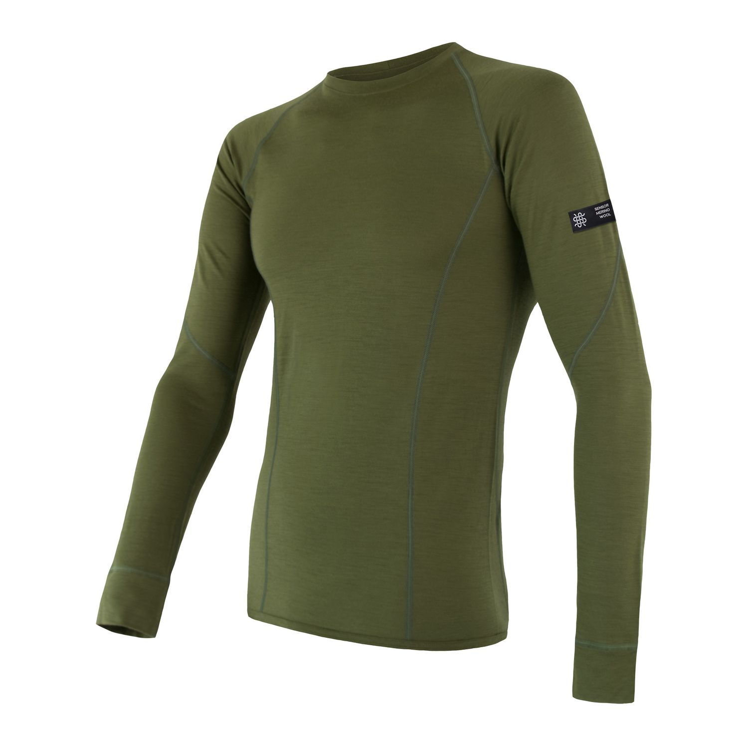 Термофутболка SENSOR MERINO ACTIVE чоловіча safari green SM11MA-safari-XL