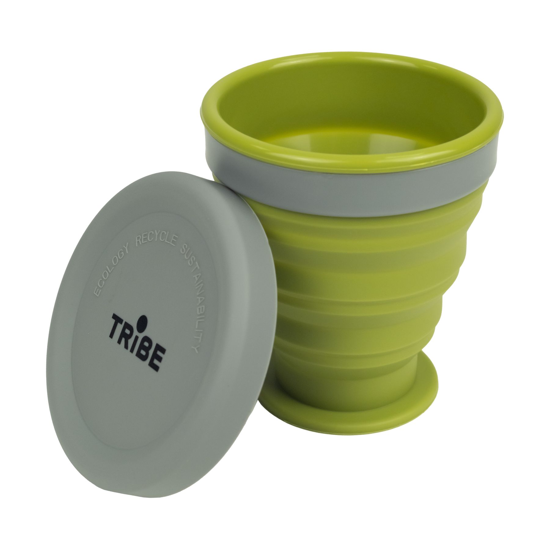 Стакан складаний силіконовий Tribe 200 мл T-FF-0001 Olive