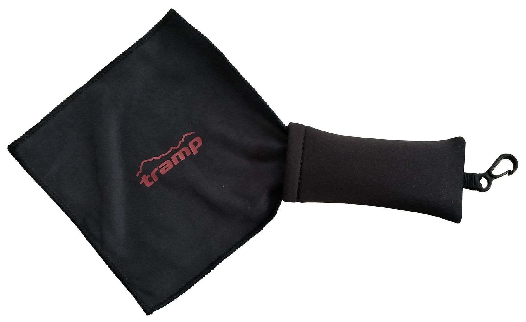 Серветка з неопреновим чохлом і пластиковим карабіном Tramp TRA-255