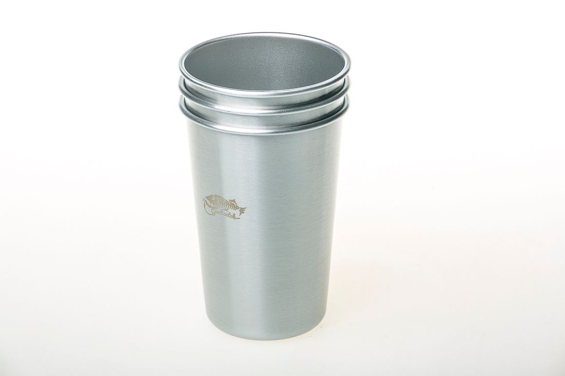 Набір з 3-х стаканів Tramp TRC-051 (нерж. сталь)