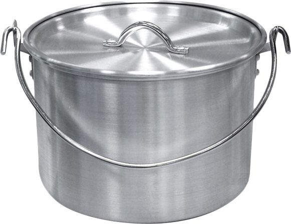 Казан алюмінієвий з кришкою Tramp 13 л UTRC-057