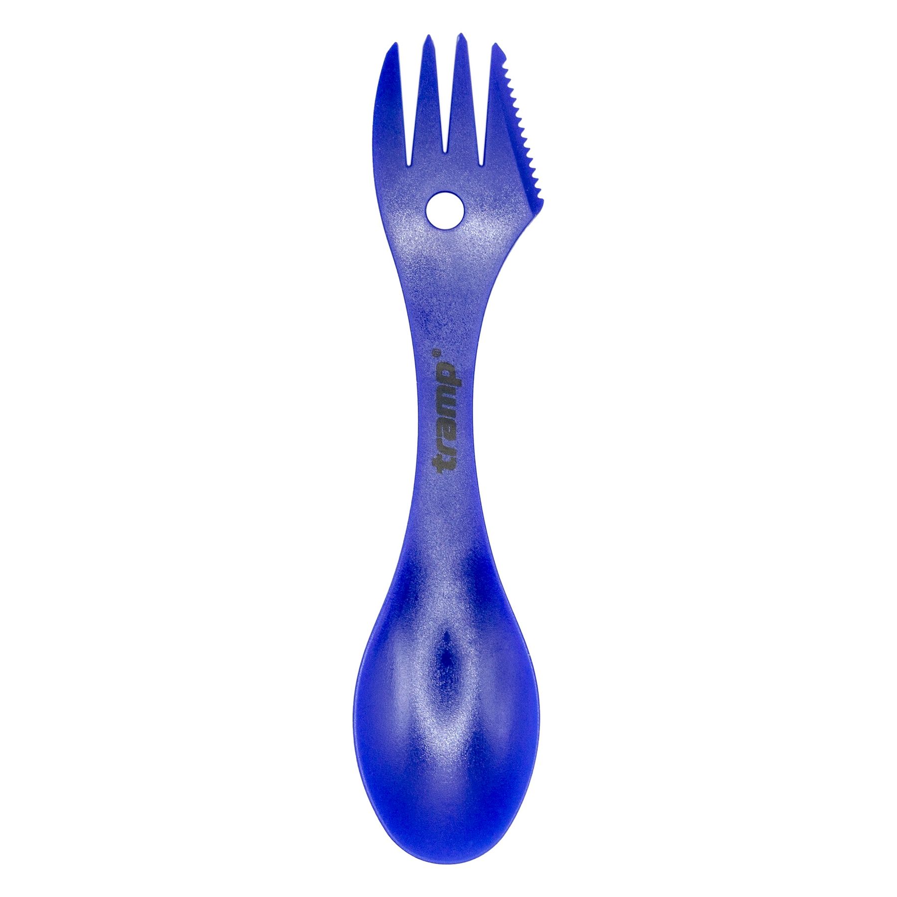 Ложка-виделка пластикова Tramp синя TRC-069-blue