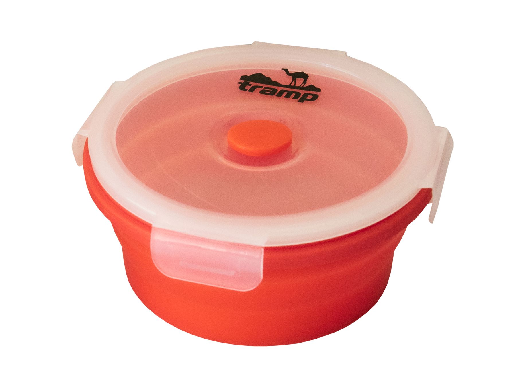 Контейнер складаний з кришкою-кліпсою Tramp (550ml) orange UTRC-088-orange