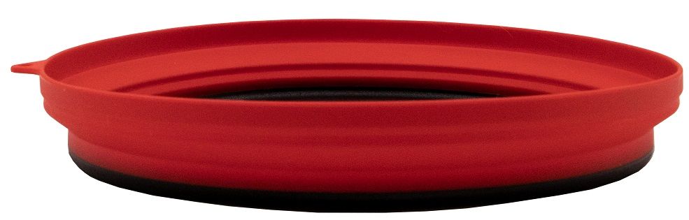 Тарілка Tramp пласка силіконова з пластиковим дном терракот 1070 мл TRC-124