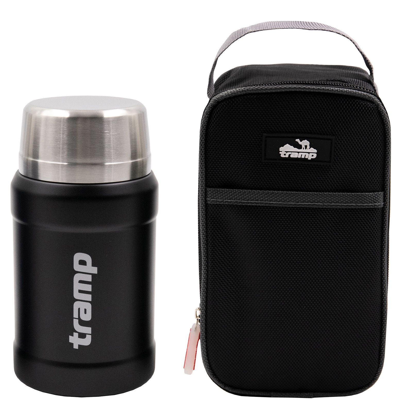 Термос TRAMP Харчовий 0,8 л в чохлі чорний UTRC-132-black
