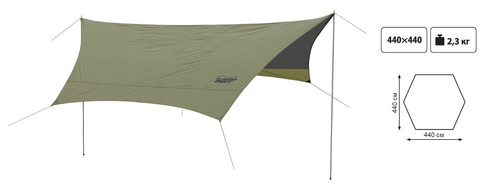 TentTramp Lite Tent green UTLT-034