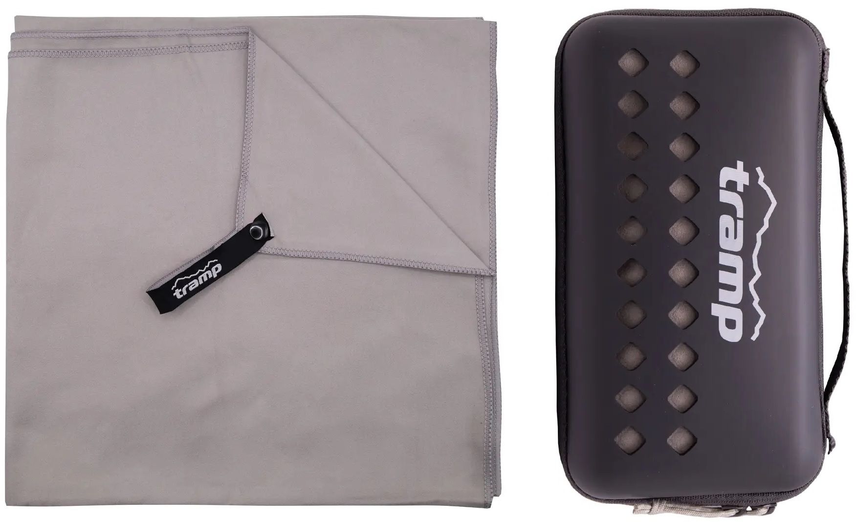 Рушник Tramp мікрофібра 60 х 120 см, grey