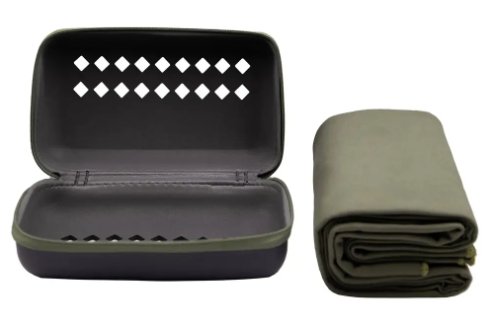 Рушник з мікрофібри в чохлі TRAMP Pocket Towel 40х80 S army green UTRA-161