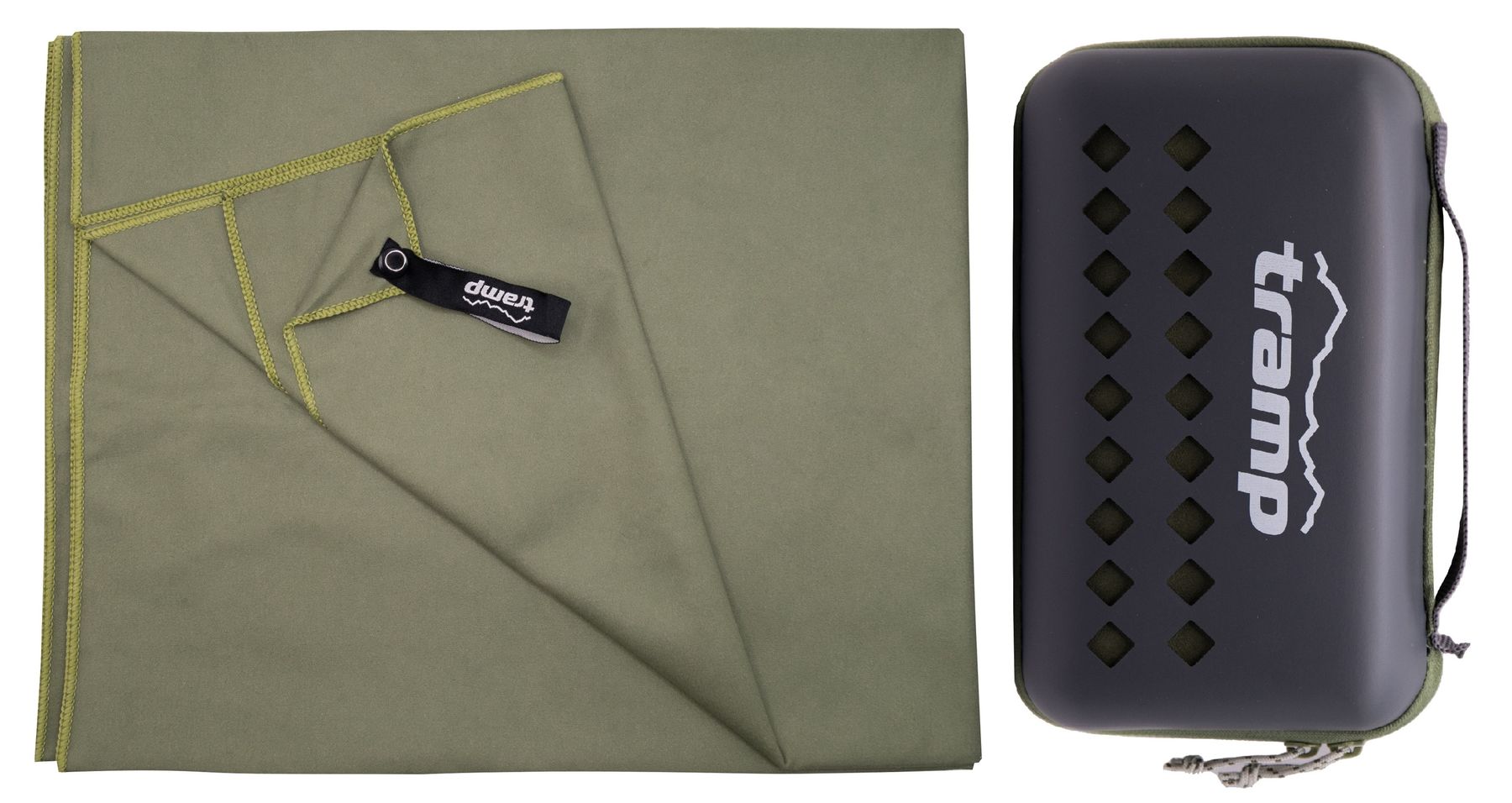 Рушник Tramp мікрофібра 75 х 150 см, dark-green