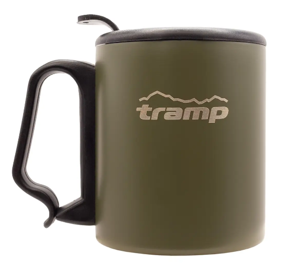 Термогорнятко Tramp з поїлкою і защіпкою 350мл UTRC-020-olive олива