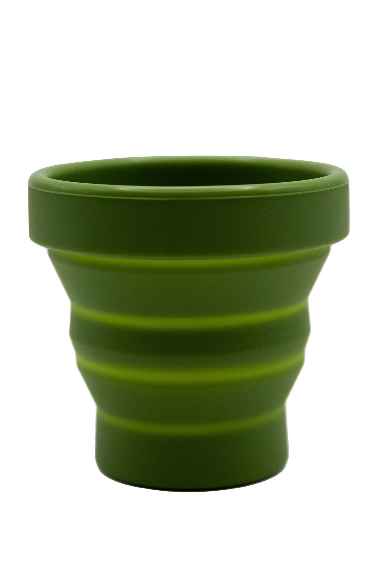 Стакан складаний силіконовий Tramp з кришкою 180ml olive UTRC-083-olive