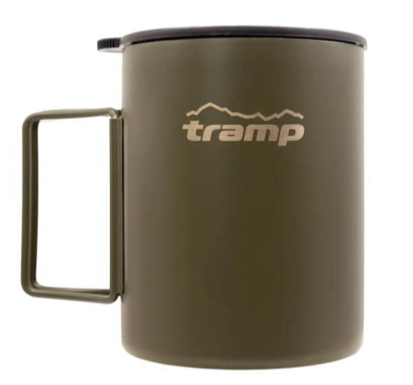 Термокружка TRAMP зі складаними ручками та поїлкою 500мл UTRC-142 olive