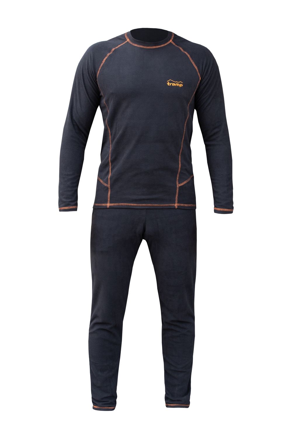 Термобілизна флісова Tramp Microfleece, комплект, чорний, XL
